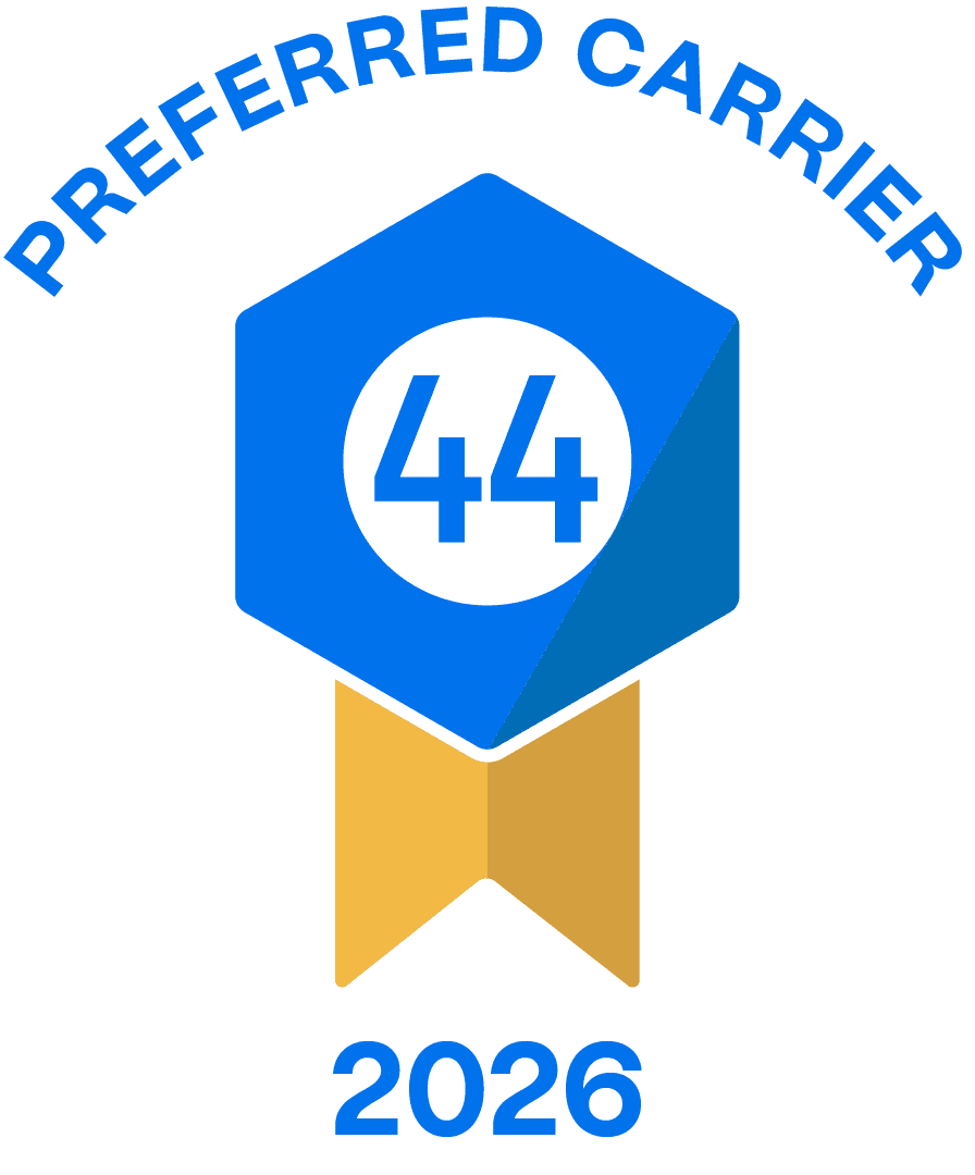 Project44 Preferred Carrier 2026 Gold Member badge